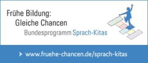 Banner Sprach-Kitas - Frühe Bildung, gleiche Chancen